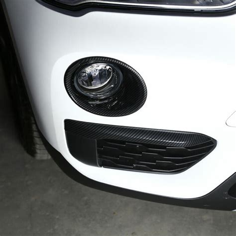 Carbon Fiber Style For Bmw X F Front Fog Light Lamp Cover