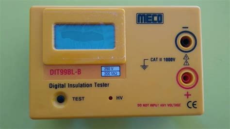 Eddy Current Dynamometer Meco Dit Bl B Digital Insulation Tester At