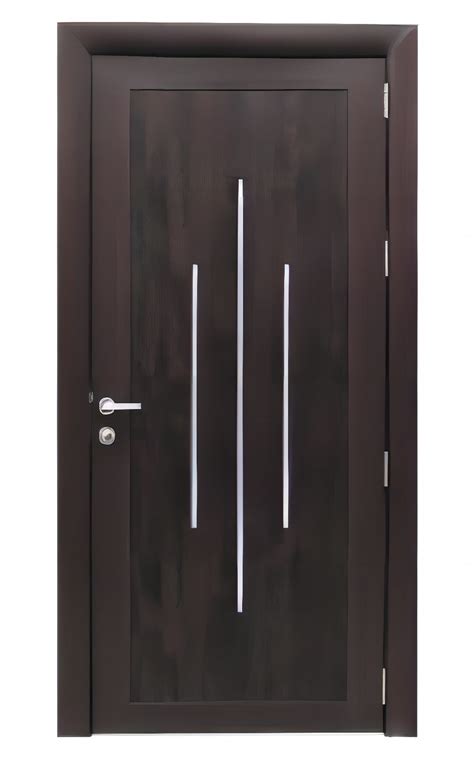 Pure WPC Door Full WPC Wood PVC Composite WPC Hollow Door Simple WPC