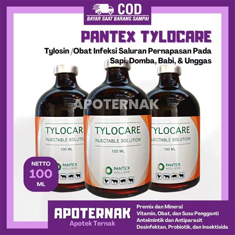 Jual Tylocare Tylosin Injeksi Ml Antibiotik Obat Infeksi