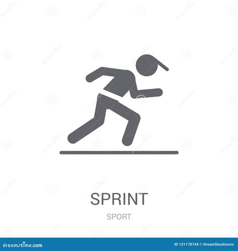 Sprint Icon Trendy Sprint Logo Concept On White Background From Stock