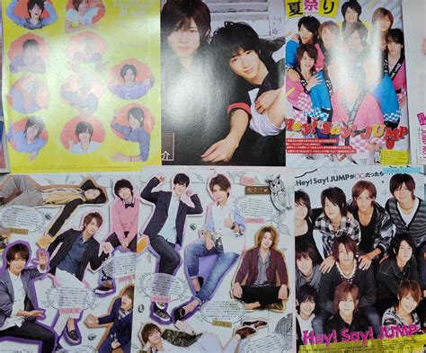 Hey Say Jump① 19冊分の切り抜き154ページandピンナップ4枚 Potato Wink Up Tvガイド テレビジョン ほか