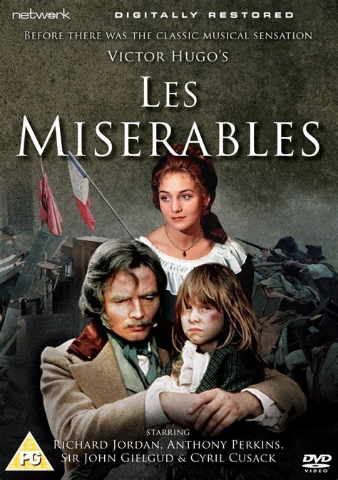 Les Miserables [dvd] Amazon De Richard Jordon Anthony Perkins Cyril Cusack John Gielgud