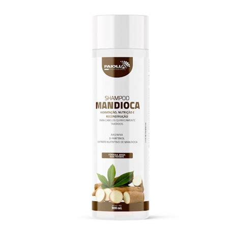 Shampoo Hidrata O Reconstru O Mandioca Paiolla Ml Shampoo