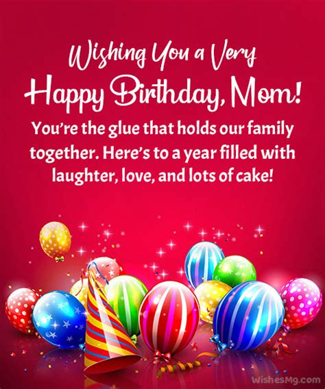 Best Birthday Wishes For Mom Wishesmsg