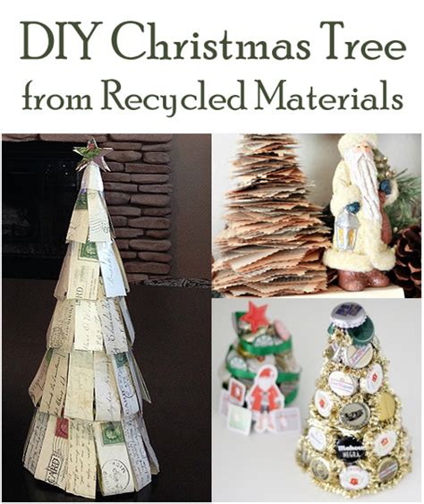 Diy Christmas Tree From Recycled Materials