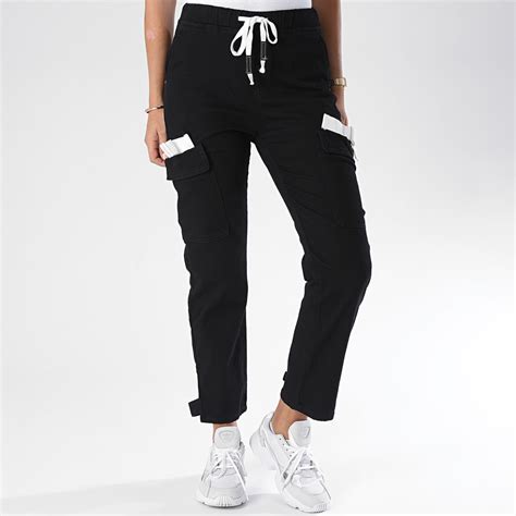 Girls Outfit Pantalon Cargo Femme Dz552 Noir