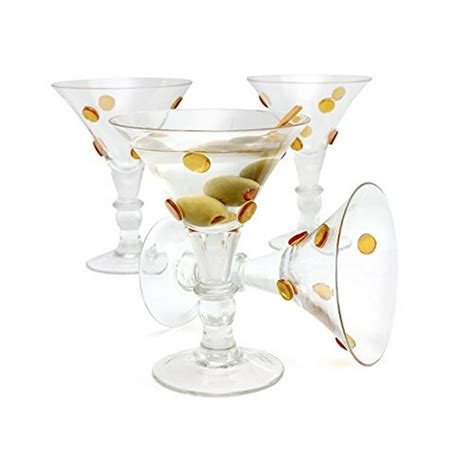 Gac Large Martini Glasses Set Of 4 Cocktail Glasses For Martini Set Beautiful Colored Martini