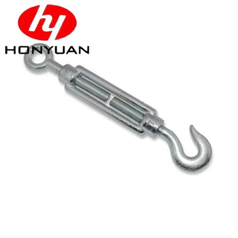 Comercial Type Turnbuckle With Eye Hook Drop Forged Steel China Jis