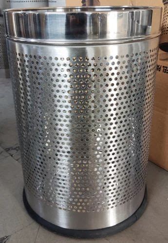 Open Top L Stainless Steel Dustbin For Office At Rs In Hyderabad