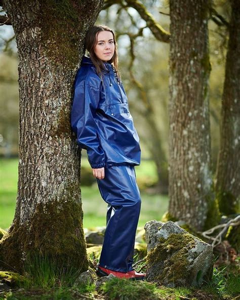 Rainwear From Sweden On Instagram Kornelia In True Blue Anorak And