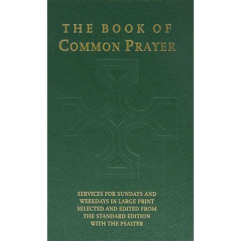 Book Of Common Prayer Large Print Hardcover