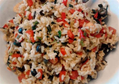 Warm Rice And Olive Salad Recipe By Renee Cookpad