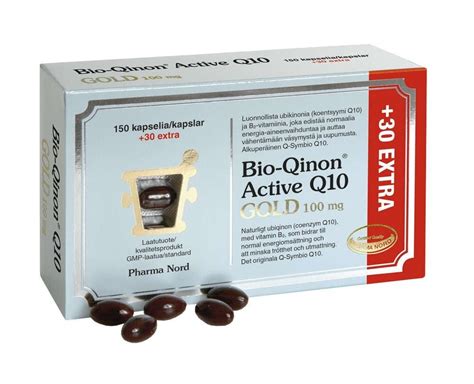 Bio Qinon Active Q10 GOLD ubikinoni väsymykseen 100 mg Life