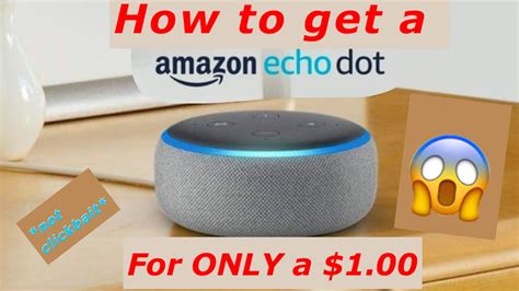 Amazon Echo Dot 3rd Gen For Only 1 Here’s How Youtube