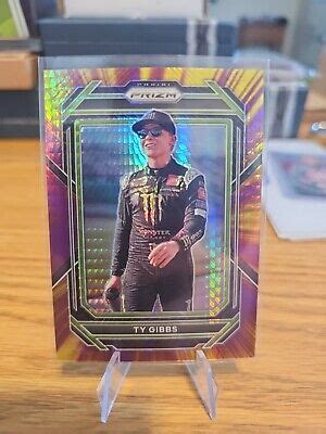 Panini Prizm Racing Nascar Purple And Yellow Prizm Ty Gibbs Ebay