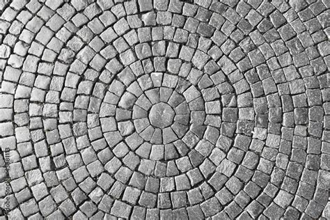 Texture Of Cobblestone In Old Town Stock Photo Adobe Stock