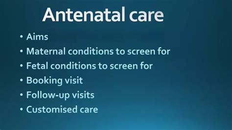 Ppt Antenatal Care Powerpoint Presentation Free Download Id4734128