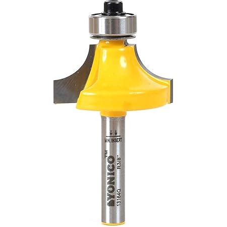 Yonico Q Inch Radius Round Over Edge Forming Router Bit