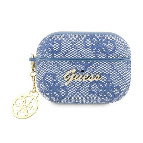 Guess 4G Charm Collection Etui AirPods Pro 2 Niebieski GUESS