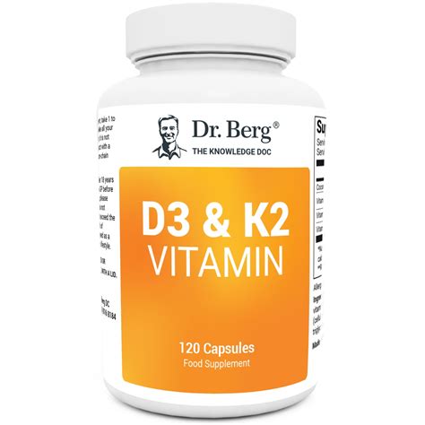 Buy Dr Berg Tionals Berg S D3 K2 D3K2 Supplement W Purified Bile