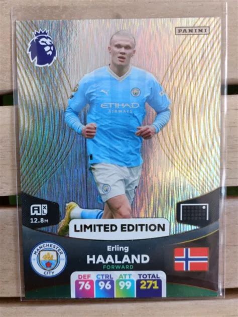 Erling Haaland Limited Edition Adrenalyn Xl Premier League Panini