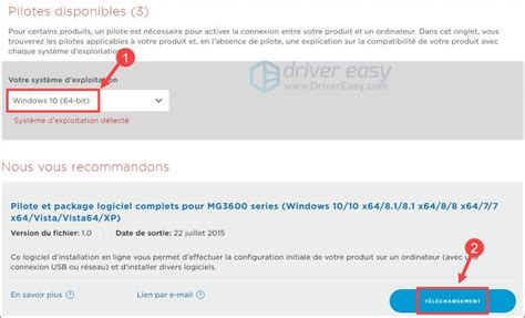 Pilote Canon MG3650 Installation Guide Driver Easy France