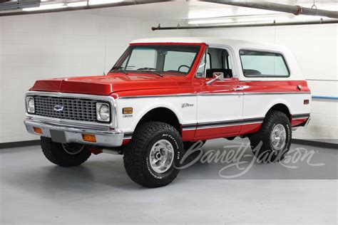 Lot 661 1971 Chevrolet K5 Blazer Custom Suv Barrett Jackson