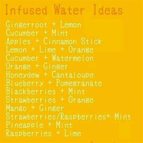 Infused Water Ideas Food Cook 25 Flat Belly