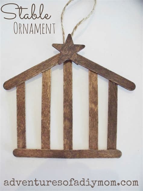 How To Make A Stable Ornament 12 Days Of Christmas Ornaments