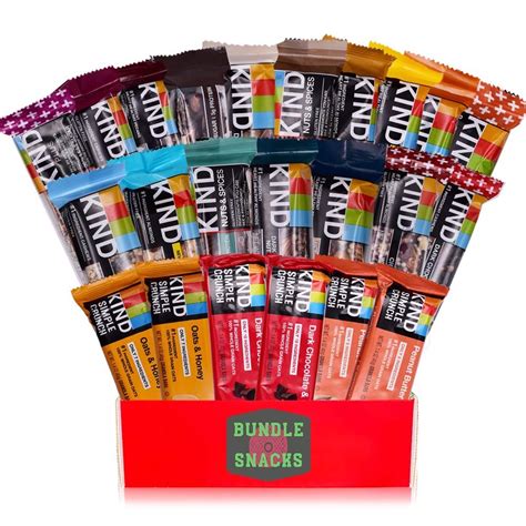 KIND Bar Snacks Care Pack Healthy Snack Box of Assorted Kind Bars 23 ...