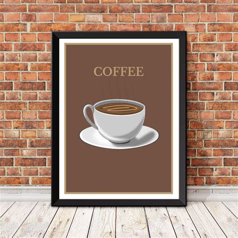 Coffee Lover Wall Artcoffee Printable Art Digital Download Unframed Etsy