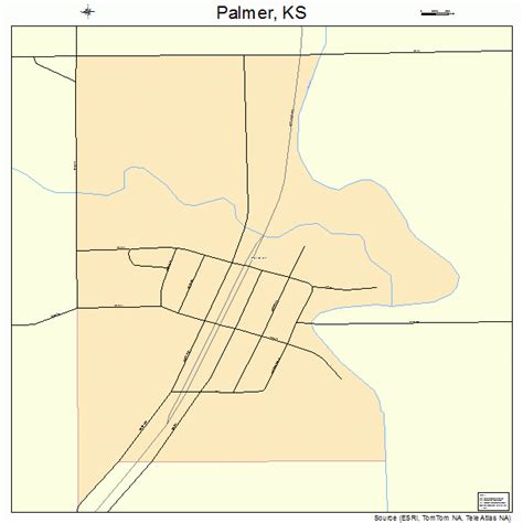 Palmer Kansas Street Map 2054200