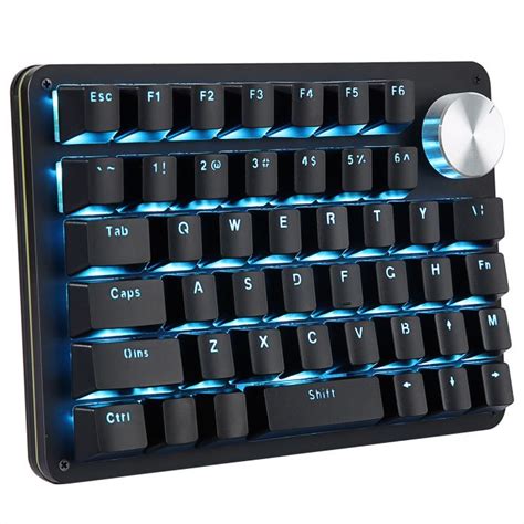 Koolertron One Handed Macro Mechanical Gaming Keyboard Programmable