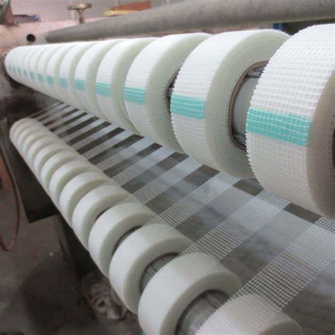 China High Viscosity Self Adhesive Acrylic Fiberglass Mesh Scrim Tape