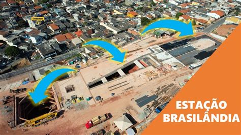 OBRAS ESTAÇÃO BRASILÂNDIA VILA CARDOSO LINHA 6 LARANJA VEJA COMO FICOU