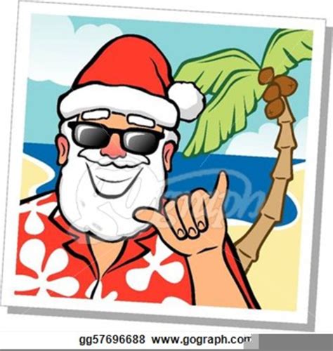 santa at the beach clipart 10 free Cliparts | Download images on ...