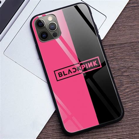 Blackpink S Tempered Glass Phone Case For IPhone KawaiiMerch