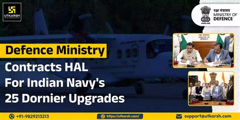 MoD Inks HAL To Upgrade 25 Dornier Aircraft For Indian Navy