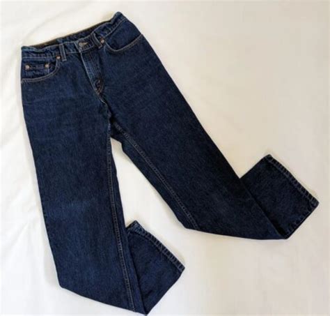 Vintage Levi S Guy Fit Dark Denim Mom Jeans Women Gem