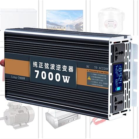 Pure Sine Wave Inverter Peak 4000w5000w6000w7000w8000w10000w12000w Power Inverters 12v 24v