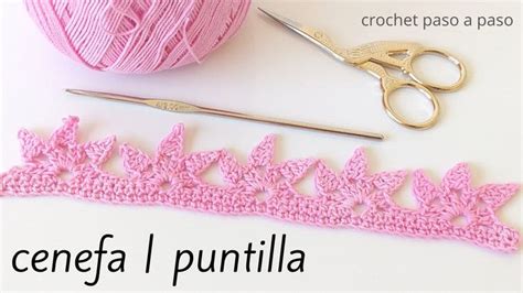 Teje Puntilla Cenefa Borde A Crochet Paso A Paso Youtube