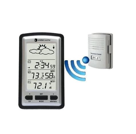 Wireless Rain Meter Thermometer,Rain Gauge,Weather Station for Indoor ...