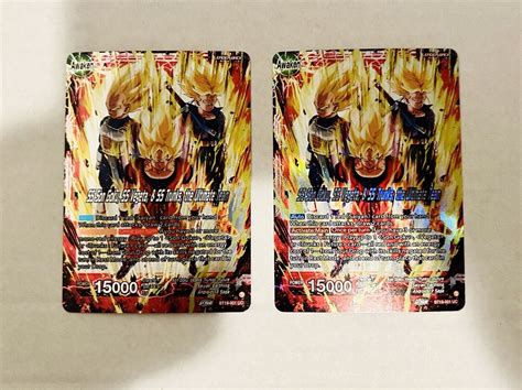 Dbs Tcg Ss Son Goku Ss Vegeta Trunks The Ultimate Team Bt Foil