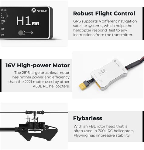 Flywing Fw V Pro Gps Rc Helicopter For Beginner And Expert Pilots