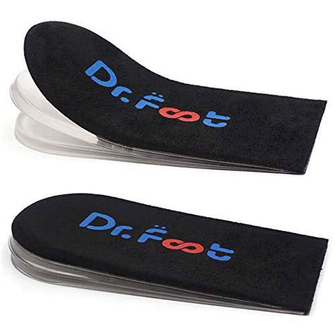 Dr Foot Adjustable Orthopedic Heel Lift Inserts Height Increase Insole