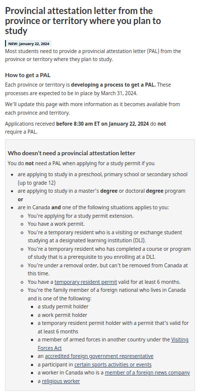 How To Get A Provincial Attestation Letter Pal Canada Study Permit