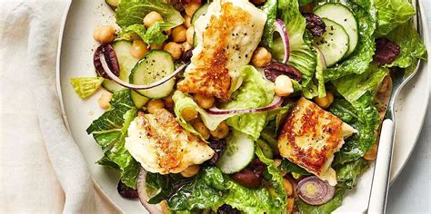 How To Make Grilled Halloumi Cheese Salad Recipe