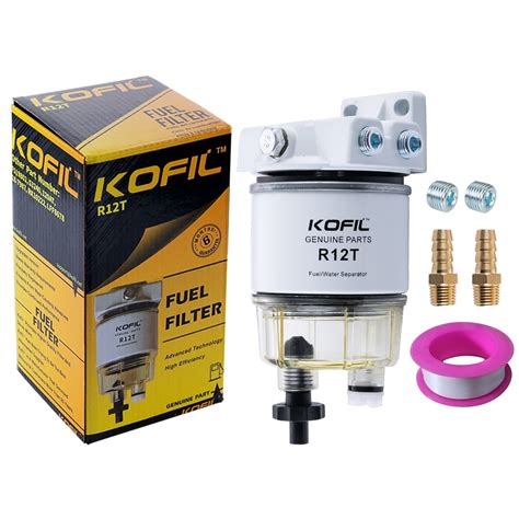 Buy R T Fuel Filter Marine Water Separator Complete Kit Replaces Racor