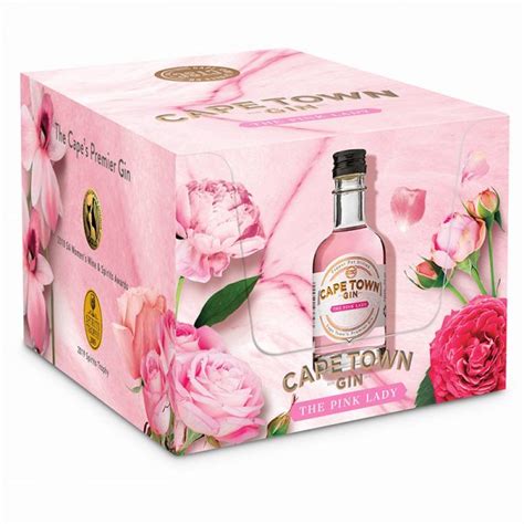 Mini Gin Bottle The Pink Lady By Cape Town Gin Co Ml Bottlestore